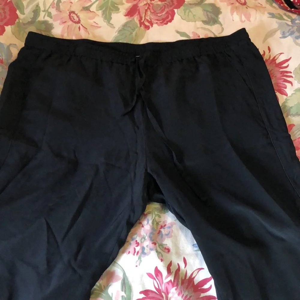JOHNNY WAS Size XXL ILLARIA 100% Silk Pull-On Drawstring Elastic Waist $250 NEW - Picture 5 of 16
